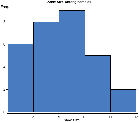 Shoe Sizes for Females